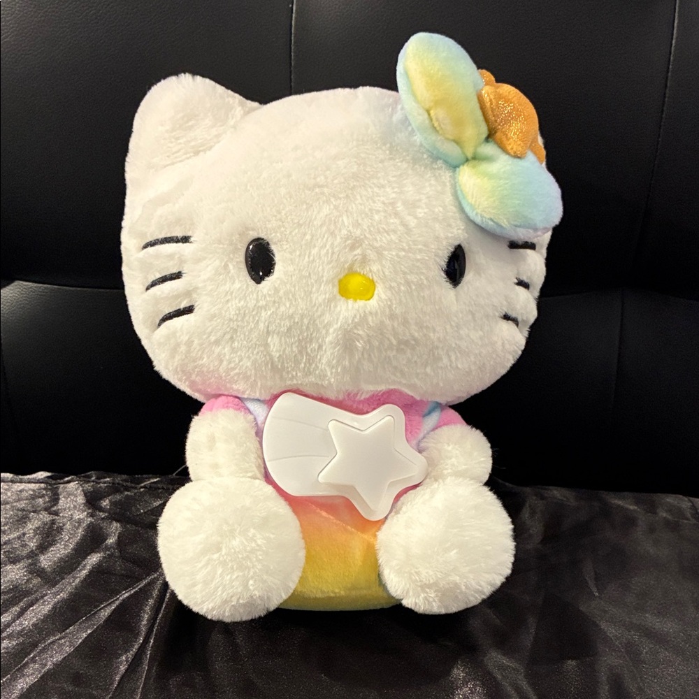 Hello Kitty Plush with button